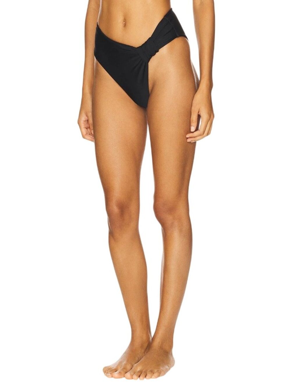 lovewave the Alexi High Waist Bikini Bottoms in Black Small New Womens Swim